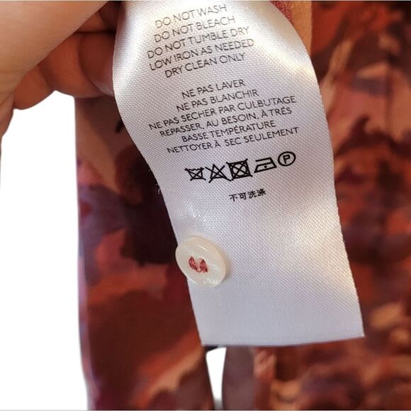 Anthropologie Women's Pink & Purple Abstract Breezy Tunic Size L - Picture 8 of 8